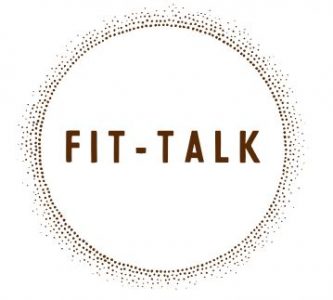 fit-talk: a noun that refers to "talking" and "fitness"
